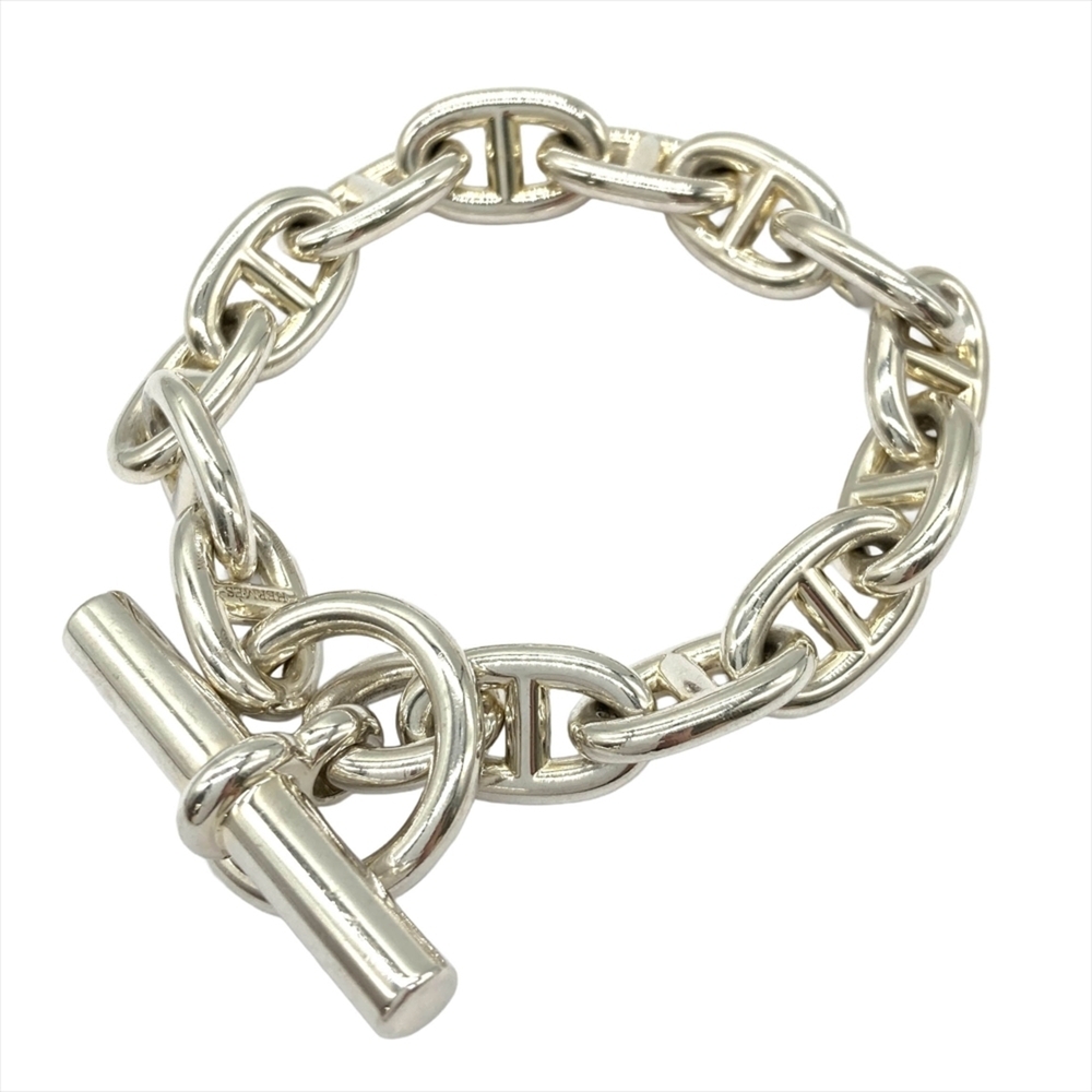 HERMES Silver Charm Bracelet